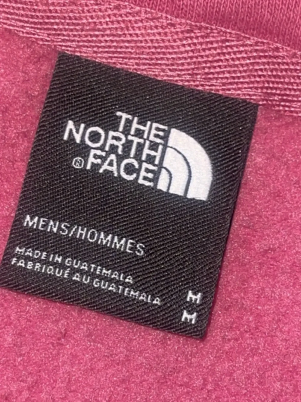 The North Face Graphic Box Logo Pullover Hoodie Men Medium Pink Black